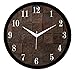 IT2M 11" Round Wooden Look Wall Clock With Glass For Home / Bedroom / Living Room / Kitchen (Non Ticking, Sweeping Movement) RS.699.00