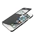 Produktbild iPhone 7 Hülle, iPhone 8 Hülle, MTRONX Case Cover Schutzhülle Tasche Etui Klapphülle Fenster-Ansicht Magnetisch Twill PU Leder Dünn Folio Flip für Apple iPhone 7 iPhone 8 - Schwarz(MG1-BK)