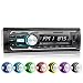 Produktbild XOMAX XM-RSU257BT Autoradio mit Bluetooth Freisprecheinrichtung, 7 Farben einstellbar, USB bis 128 GB, SD bis 128 GB, FM Radio Tuner, MP3 und WMA, AUX IN, 4 x 60 Watt, abnehmbares Bedienteil, 1 DIN