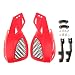 Generic 2X 7/8" ATV Handguards Hand Guard Protectors for Motorcycle Motorbike - red RS.520.00
