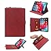 Produktbild Hülle für iPad Pro 11 Zoll 2018 Release, Premium PU Leder Case Kreditkartensteckplatz-Speicherfunktion Auto Sleep/Wake für Apple iPad Pro 11"(2018 Release), Braun,Red