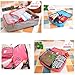 [Official Shop] BXT Travel Essential Bags-in-Bag,Travel Storage Suitcase Tidy Laundry Mesh Bag Clothes Pack Organiser Set of 5- Green