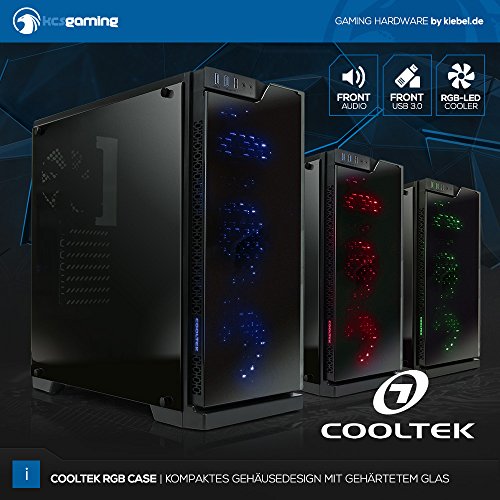 Kiebel Gamer-PC [184194] AMD Ryzen 7 1800X (8×3.6GHz) | 16GB DDR4-2666 | 500GB M.2 SSD + 2TB | NVIDIA GeForce GTX 1080 8GB | ASUS | USB3 | DVD | Sound | Win10 | Gaming Computer - 5