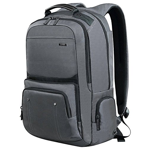 Laptop Rucksack 17,3 Zoll, DTBG Nylon geräumig Anti-Träne Daypack Reiserucksack Business Rucksäke College Studenten Schultertasche Schultasche passt 17 - 17,3 Zoll Laptops Notebook Computers,Grau