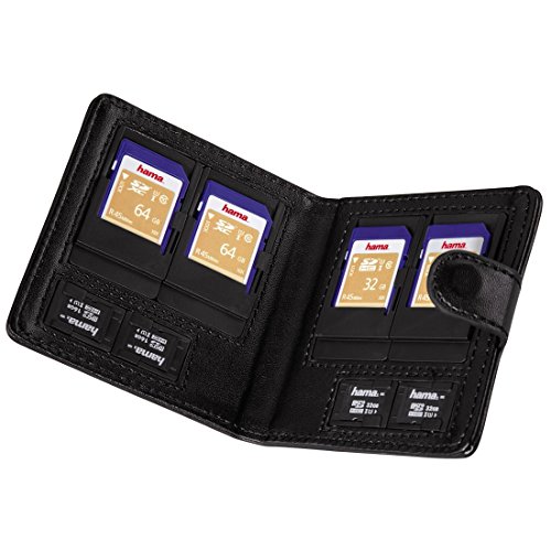 Hama Memory Card Case "Vegas" für SD/microSD, Schwarz, Größe S