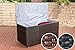 Produktbild CLP Poly-Rattan Auflagenbox KUDDE V2, Gartentruhe für Kissen & Auflagen, Rattan-Box 150 x 70 cm, Höhe 75 cm, Braun