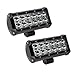 Produktbild AUTOJARE 36W LED Arbeitsscheinwerfer Lichtleisten 7inch für Traktor Bagger offroad SUV ATV UTE UTV 12V 24V … (2 Stück)