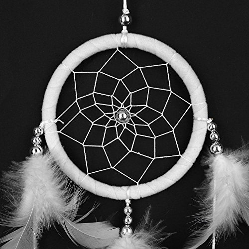 SOLEDI Dreamcatcher Traumfänger Glücksbringer aus der schönsten Geschichten in der amerikanischen indischen Mythologie Weiß - 6