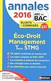 Image de Annales ABC du BAC 2016 Eco - Droit - Management Term STMG