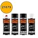 Produktbild Autolack Spraydosen Set für Kunststoff Stoßstange Agricultural / Agrar 21679 Climax Geel Haftgrund Grundlack Basislack Klarlack mit Weichmacher Sprühdose