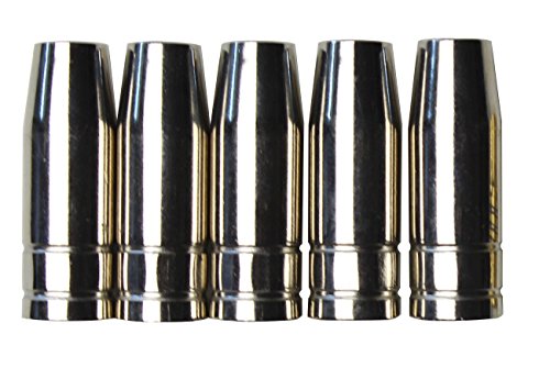 MIG/MAG Verschleißteile Set passend MB15 | 20 Teile | 5 x Gasdüse | 2 x Düsenstock | 10 x Stromdüse M6 0,8mm | 2 x Isolator | 1 x Werkzeug | passend zu ML 1500, G15, SB 15, SB 150, TBI 150 und viele baugleiche mehr… - 2