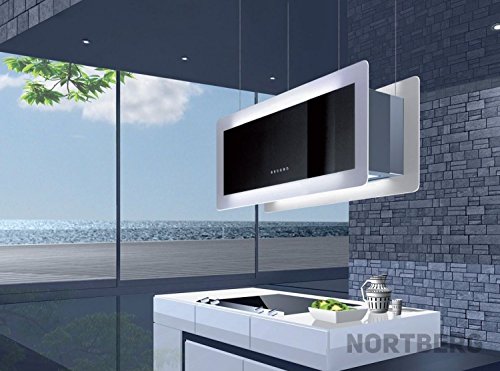 Nort Grandis Hotte, hotte îlot de Montagne, 90 cm