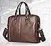 Produktbild HTB Art und Weise Männer 'S Handtaschen-Computer-Beutel-Männer' S Handtaschen-Großer Kapazitäts-Geschäfts-Aktenkoffer,Braun,13 Zoll