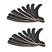 Cascove 20 Double Sided 100/180 Grit Boomerang Banana Curved Nail Files Emery Gel Tips