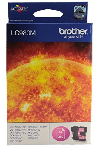 Brother LC-980M Cartouche d'encre d'origine 1 x rouge 260 pages