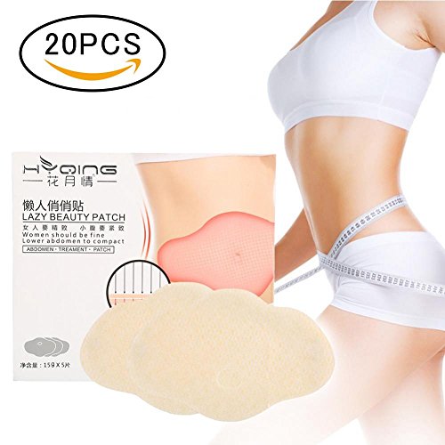 Preisvergleich Produktbild 20 StückeFettverbrennungs Patch, Schlankheitspflaster Abnehmen Entgiftung, FettVerbrennung Bauchfett Weg Aufkleber Magnete, für Bier Bauch, Buckets Taille, Taille Bauch Fett, schnell abnehmen