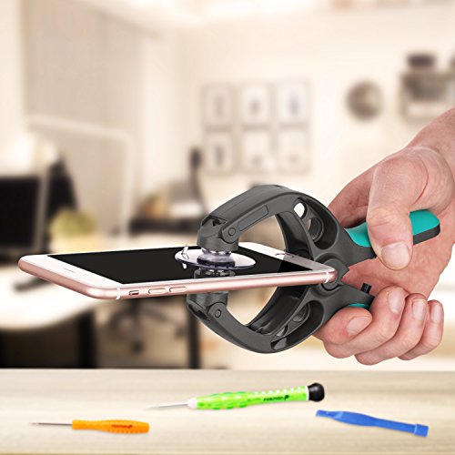 Opening Tool Schermo, Fosmon Schermo a cristalli liquidi di apertura Pinze Splitter Con forte girevole Ventose ripara gli attrezzi Separatore per Apple iPhone/iPod/iPad, Samsung Galaxy, Smartphone & More