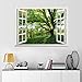 Produktbild UNIQUEBELLA Vinyl Mauer 3D Fensterblick selbstklebende Wandsticker Wandtattoo Wandbilder Aufkleber Landschaft Wand deko 91x122cm