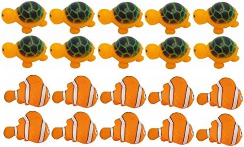 hugepower Rubber Bath Sounds Toys,Turtles and Nemo Fishes