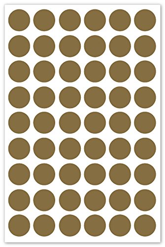 wandfabrik – Wandtattoo – 54 tolle Polka dots in gold - 2