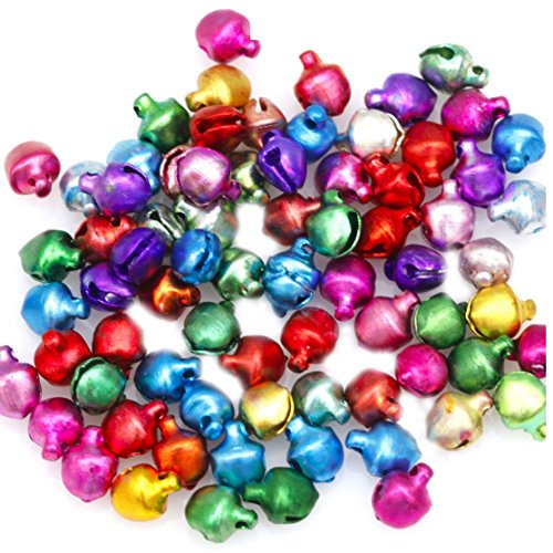 500x Mixed Glöckchen Schellen Glocken Weihachtendeko