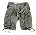 Surplus Herren Airborne Vintage Cargo Shorts, oliv, Größe XXL