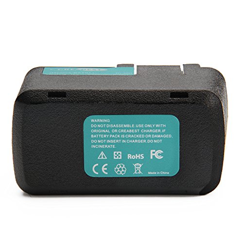 Creabest 12V 3000mAh Ni-MH Ersatz-Werkzeug Akku für Bosch PSR120 BAT011 3300K 3305K 330K 3310K 3315K 3500 PSR 12VES-2 BH1214H BH1214L BH1214MH H1214N 2607335054 2607335055 2607335071 2607335081 2607335090 2607335 107 2607335108 2607335143 2607335145 - 7