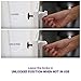 Magnetic Baby Safety Locks for Cabinets & Drawers - Baby Proof & Easy Install - No Screws or Drilling - 8+2 Set