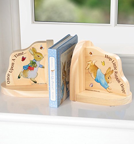 Beatrix Potter Peter Rabbit Wooden Book Ends