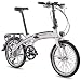 Produktbild CHRISSON 20 Zoll E-Bike City Klapprad EF1 Weiss - E-Faltrad mit Bafang Nabenmotor 250W, 36V und 30 Nm, Pedelec Faltrad für Damen und Herren, praktisches Elektro Klappfahrrad, perfekt für die Stadt