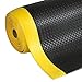 Produktbild Anti-Ermüdungsmatte Dyna-Protect Diamond | Arbeitsplatzmatte | Diamantstruktur | Schwarz-Gelb | Warnstreifen | | 90x300 cm