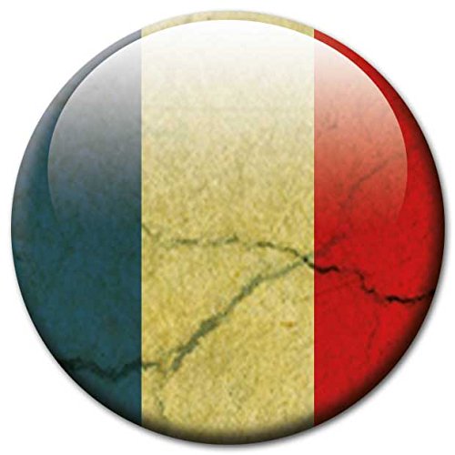 Weltkarte – Sehenswürdige Design Metall Magnettafel 60×40 cm – Pinnwand Memoboard mit Motiv: Weltreisen – inkl. 6 Magnete für Magnetwand mit Motiv Länderflaggen im passenden Grungelook – Original Magnetpinnwand GUMA Magneticum - 5