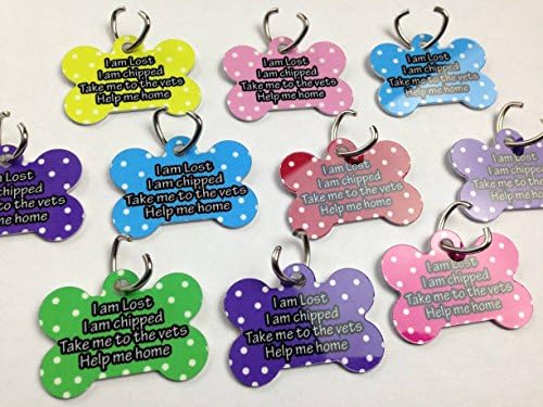 Dog Collar Tags (Yellow)