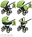 'Sevilla Camarelo 3-in-1 Combination Pushchair with Carry Cot
