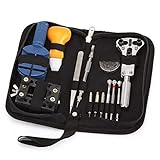 KAV 886871064972 13 Teile Professionelle Armbanduhr Reparatur Tool Kit und Zip Case Hülle Case Akku Öffner Link Schraubenzieher Rückseite Entferner
