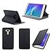 Produktbild Asus Zenfone 3 Laser ZC551KL 4G/LTE Dual Sim 5,5 Zoll Tasche Leder Hülle schwarz Cover mit Stand - Zubehör Etui Asus Zenfone 3 LASER 4G Flip Case Schutzhülle (PU Leder, Handytasche schwarz black) - XEPTIO accessories