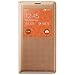Produktbild Samsung EF-CG900BDEGWW Flip Cover mit Sichtfenster in gold glänzend Galaxy S5