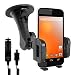 Produktbild kwmobile KFZ Halterung für das Motorola Moto X (2. Gen) / Moto X Play / Style - PKW Auto Halter mit Saugnapf in Schwarz + Ladegerät
