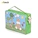 Hauck Sleeper Folding Mattress and Playmat, 60 x 120 cm - Hippo Green