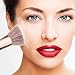 Qivange Makeup Brushes, Synthetic Kabuki Makeup Brush Set Foundation Blush Blending Eyeshadow Concealer Bronzer Powder Cosmetic Brush Kit(10pcs Coffee Gold)