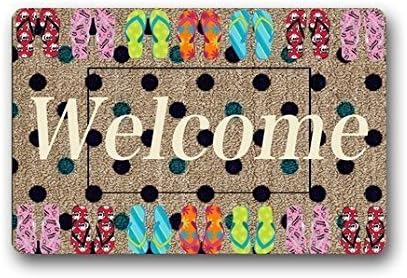 Custom Be Nice or Leave Non Slip Indoor&amp;Outdoor Doormat Decorative Floor Mat 23.6"(W) x 15.7"(L)
