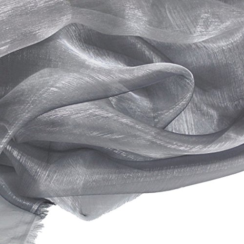 ORGANZA in Silber Deko-Stoff hauch zart und durchsichtig - 2