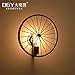 Produktbild MMYNL Moderne Antik Wandlampe Retro Wandleuchte Vintage Wandlampen Wandleuchten für Schlafzimmer Wohnzimmer Bar Flur Bad Küche Treppe Lampen Schmiedeeisenindustrielles Windrad des WeinleseDachbodenkreativen Stangenlandes Lampen