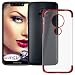 Produktbild mtb more energy® Schutz-Hülle Elegance für Motorola Moto G7 Play (5.7'') | rot | flexibel | TPU Frame Rahmen Case Cover Tasche