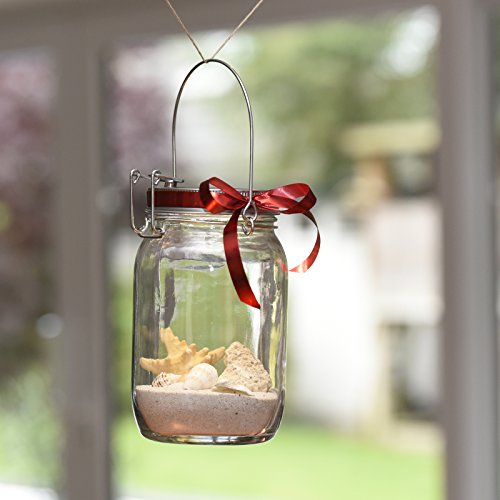 Sun Jar – LED Solar-Leuchte im Einmachglas für Balkon, Terrasse und Garten. Solar-Lampe, Solar-Laterne aus Glas. Das perfekte Geschenk für den Garten. - 5