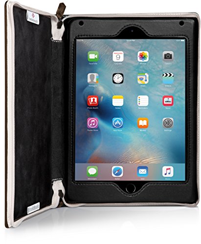 Twelve South BookBook Lederhülle (mit integriertem Stand, für iPad mini 4) braun - 2