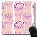 Produktbild Luancrop Mousepads Arm Girl Hand Schlagring Faust erhoben Glamour Power Feminismus Starker LGBT Feministisches Design rutschfeste Gaming-Mausunterlage Längliche Gummimatte