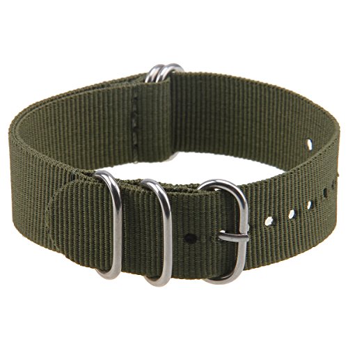 Possbay Sport Uhrenarmband Band Nylon 20mm 22mm fuer Herren Damen Unisex