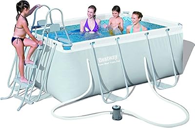 BESTWAY Steel Pro Kit Piscine rectangulaire tubulaire 2,87x2,01x1 m