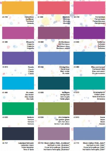 Rohrer und Klingner Schreibtinte,Tinte,Helianthus -50ml Glasflakon - 2